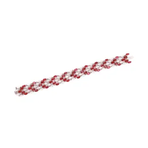 5 Row Ruby & Diamond Bracelet