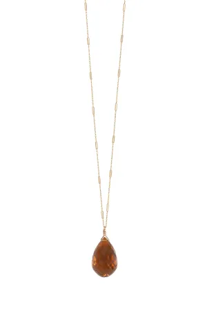 Alouette Design
 Quartz Necklace - Citrine