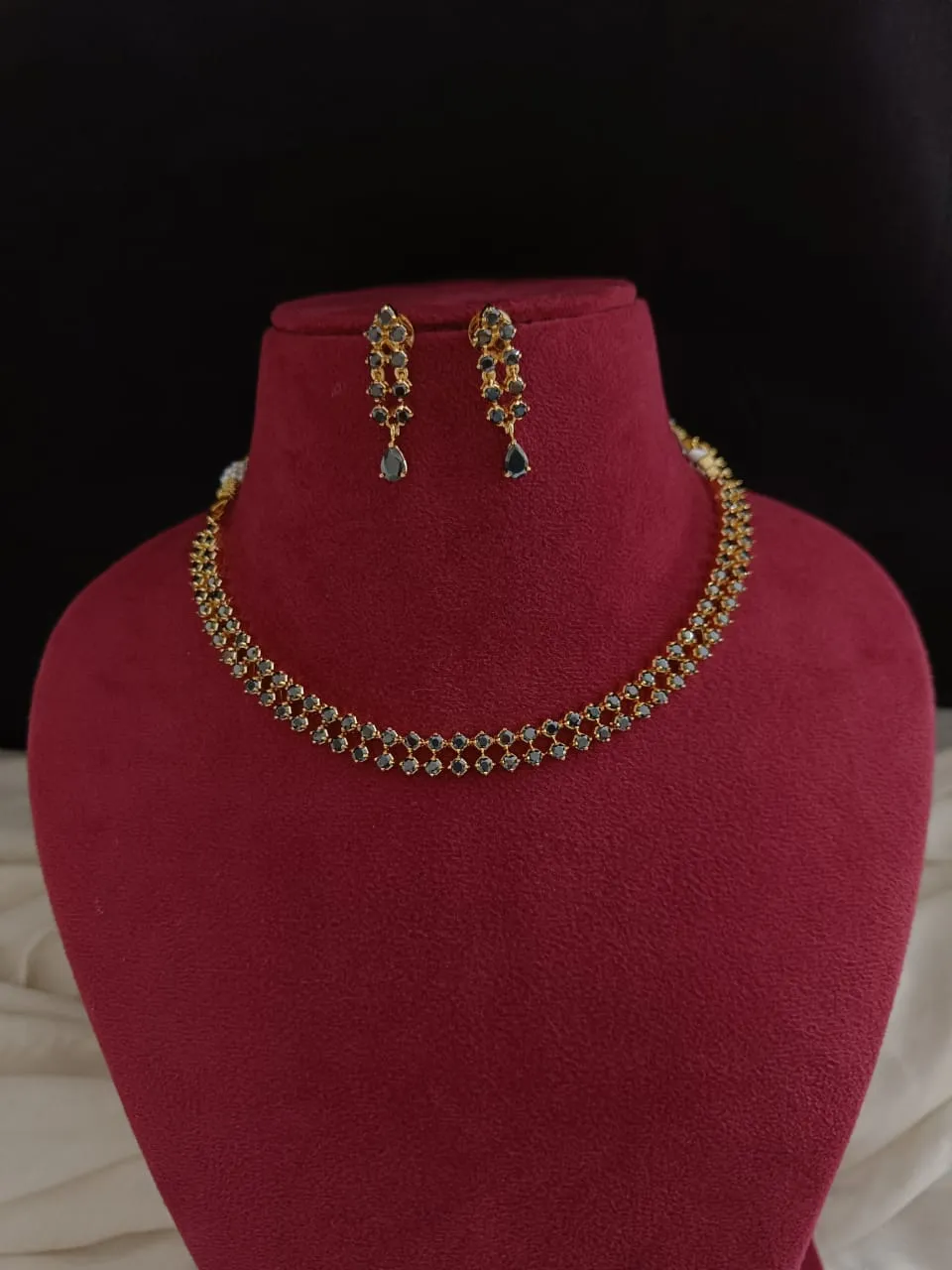 Amazing Gold-plated Zircon Necklace Set