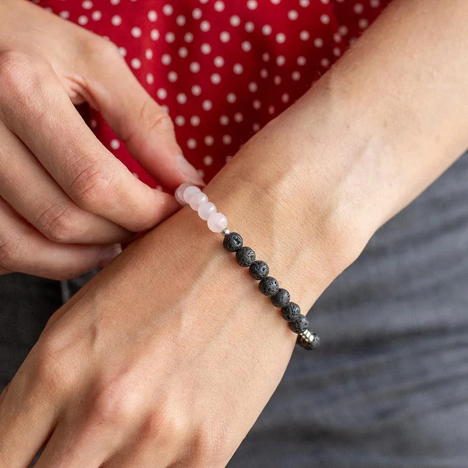 Aromatherapy Bracelet - Rose Quartz