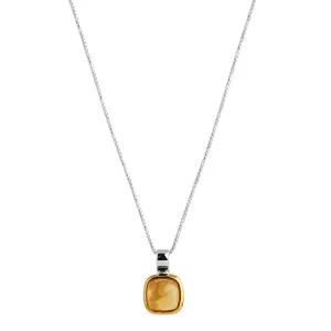 Aura Two-Tone Citrine Necklace 45cm