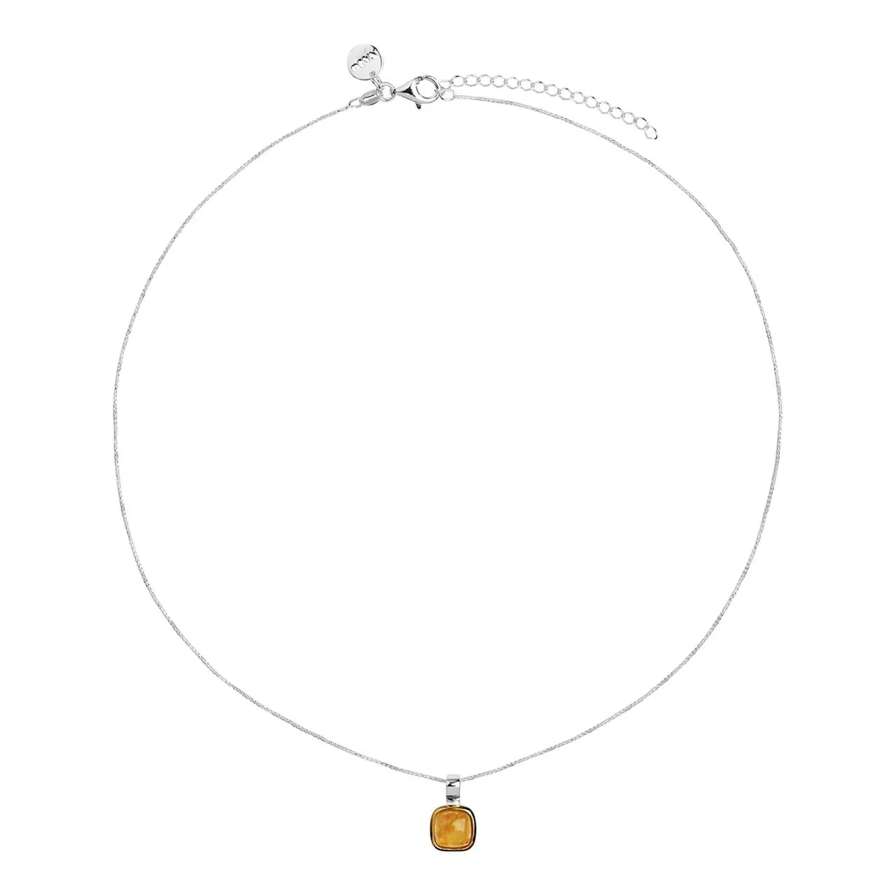 Aura Two-Tone Citrine Necklace 45cm