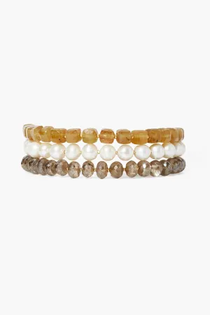 Carolina Naked Wrap Bracelet ~ Natural Mix