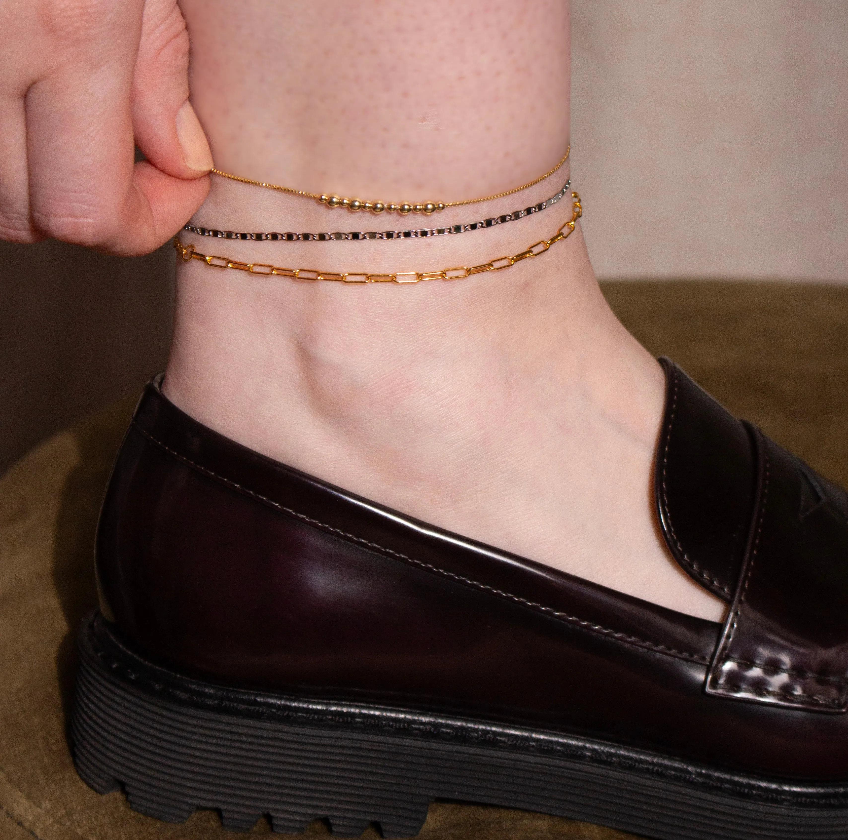 FIONA ANKLET SILVER