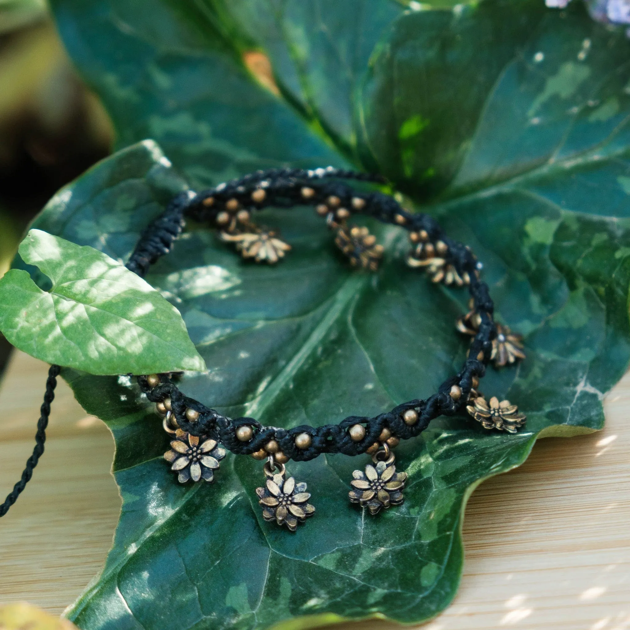 Floral Eclipse Anklet