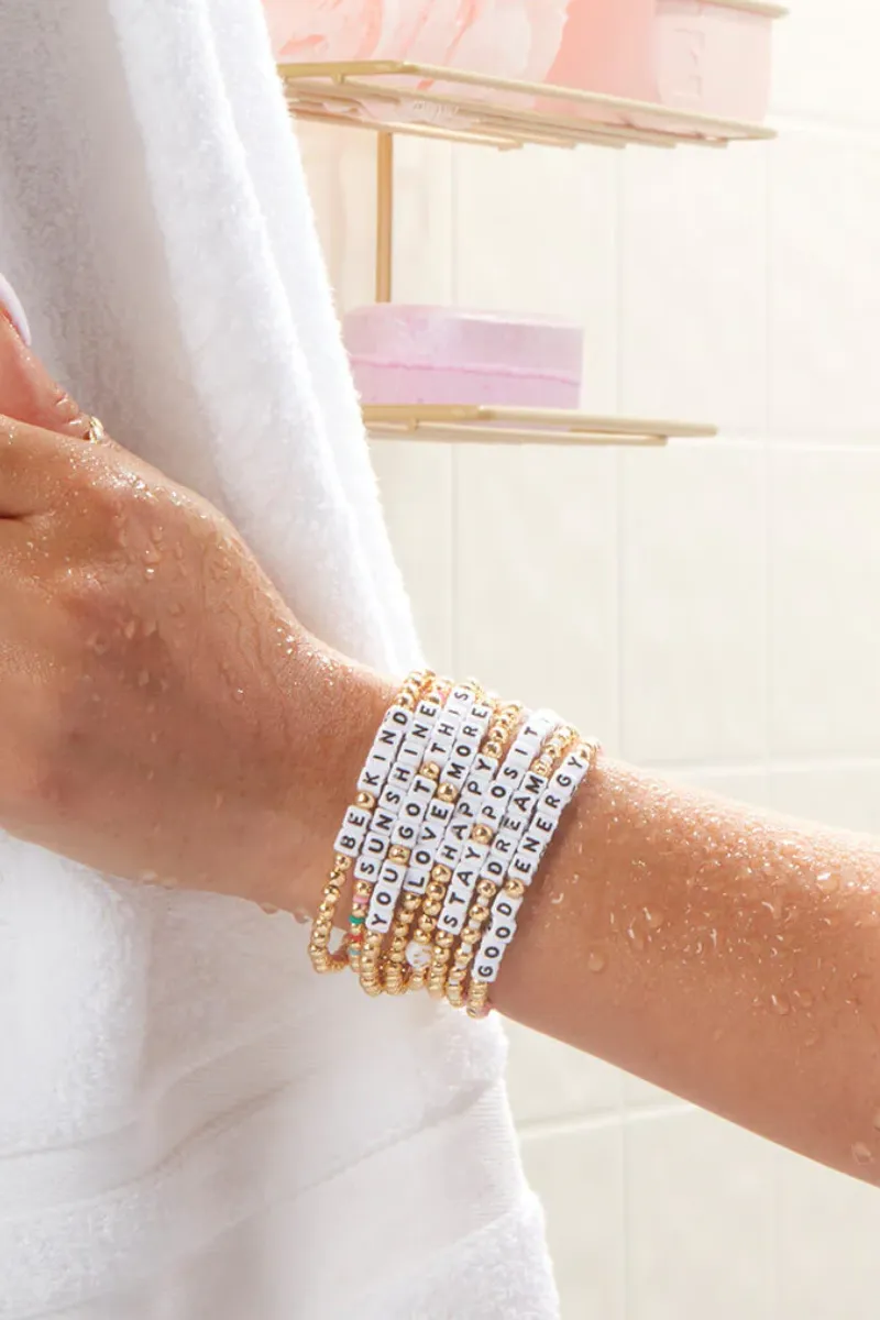 Good Energy - Waterproof  Gold Bracelet