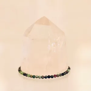 Grade AAA Ruby Zoisite Dainty Bracelet