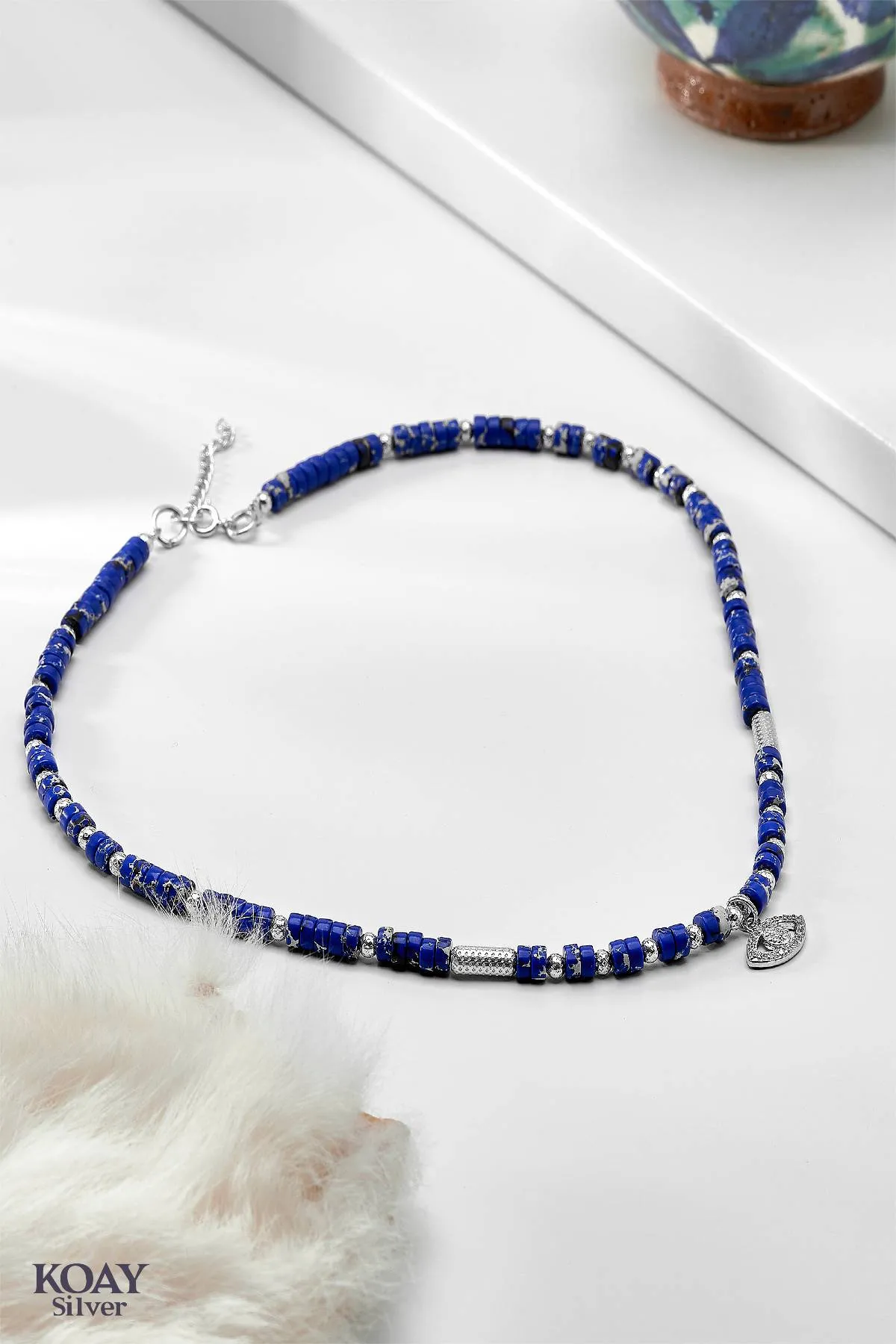 JSE Blue Necklace