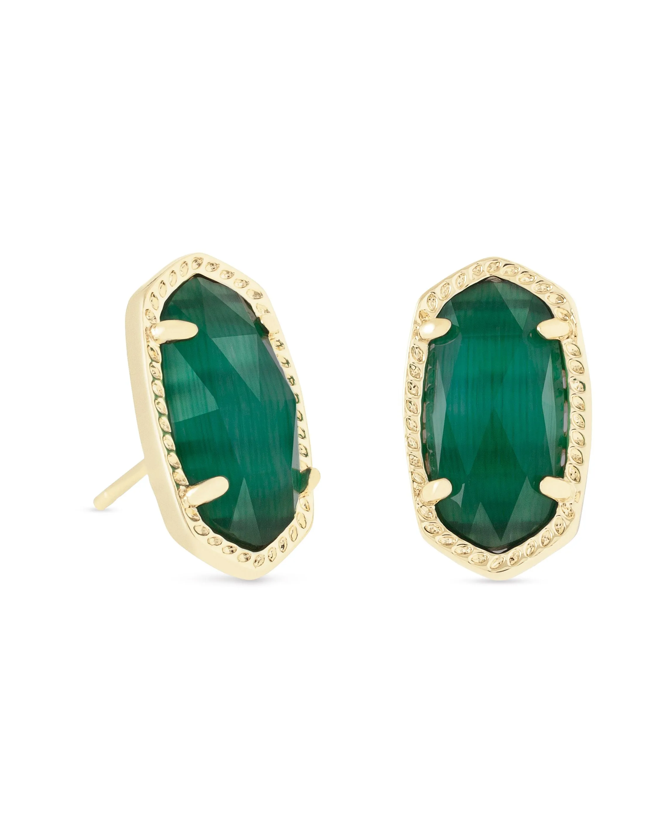 Kendra Scott Ellie Emerald Cats Eye Earrings