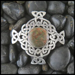 Large Bloodstone Brooch