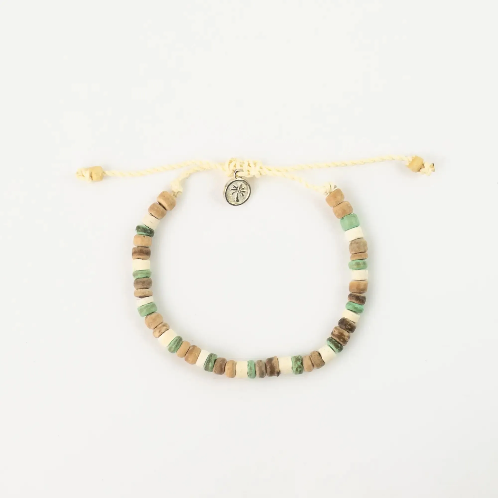 Laut Coconut Wood Beaded Anklet