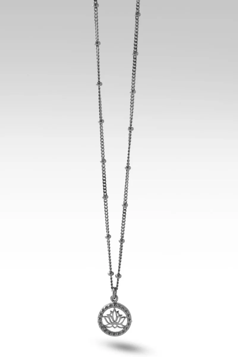 Layers of Perseverance Necklace™ in White Zircon