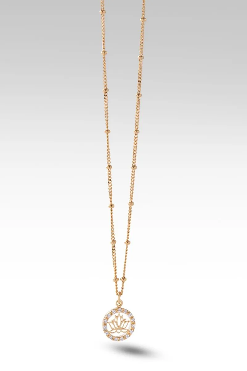 Layers of Perseverance Necklace™ in White Zircon