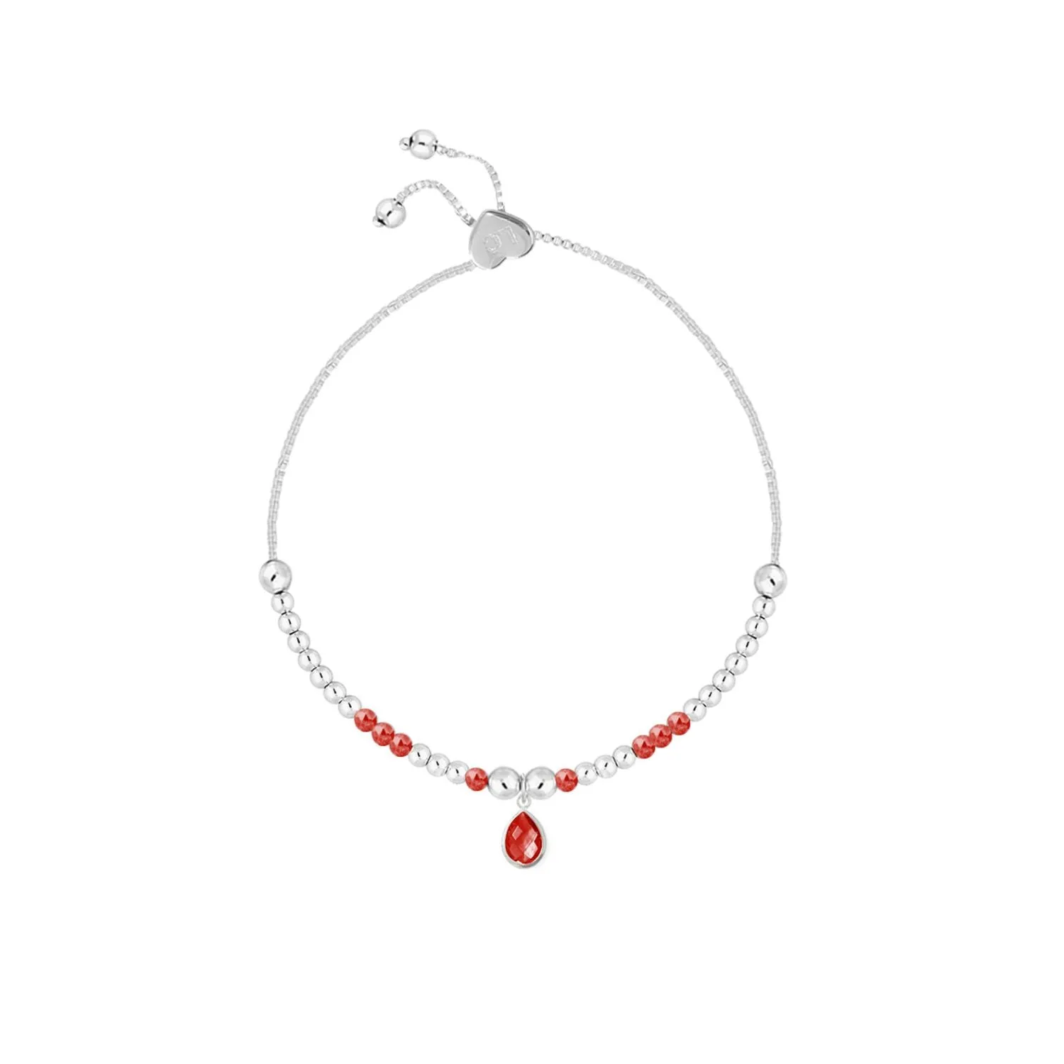 Life Charms July Birthstone Bracelet