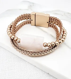 Magnetic Bracelet - White