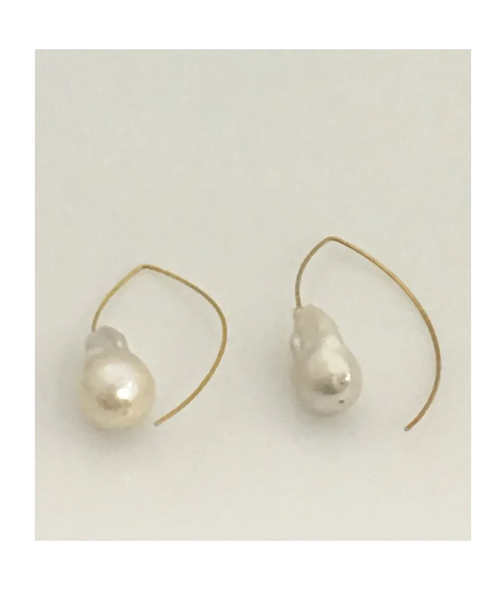 Melissa McArthur Drop Freshwater Pearl Earrings