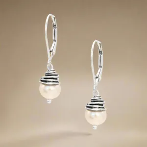 Midnight Whisper Pearl Earrings