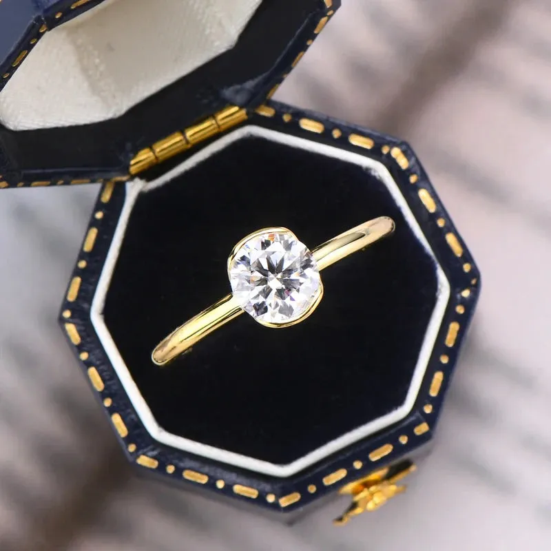 Moissanite Engagement Ring