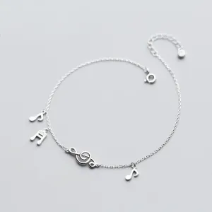 My Musical Notes Anklet