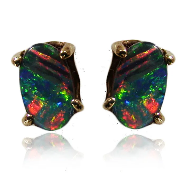 Orange Green 9k Studs