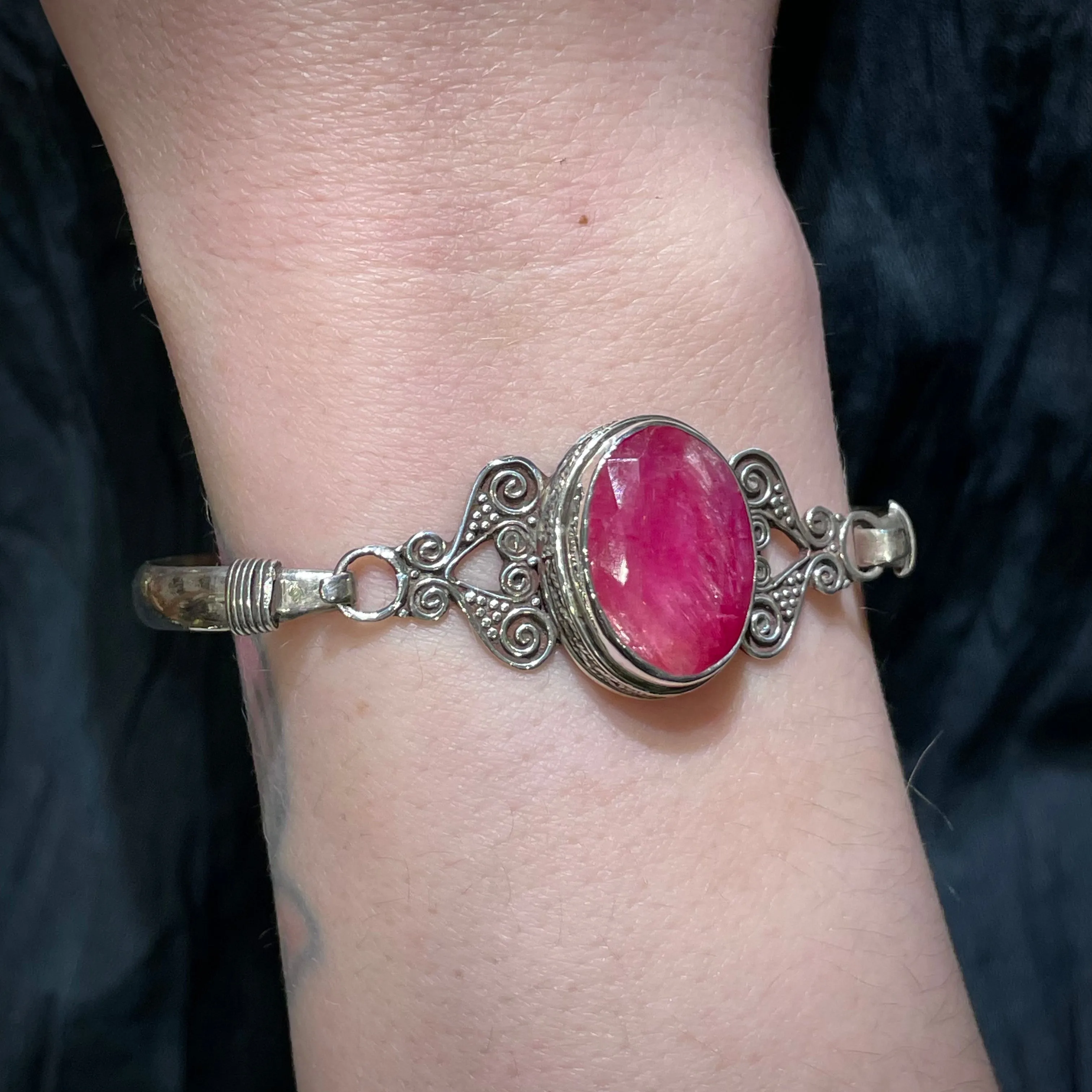 Ornate Ruby Bracelet