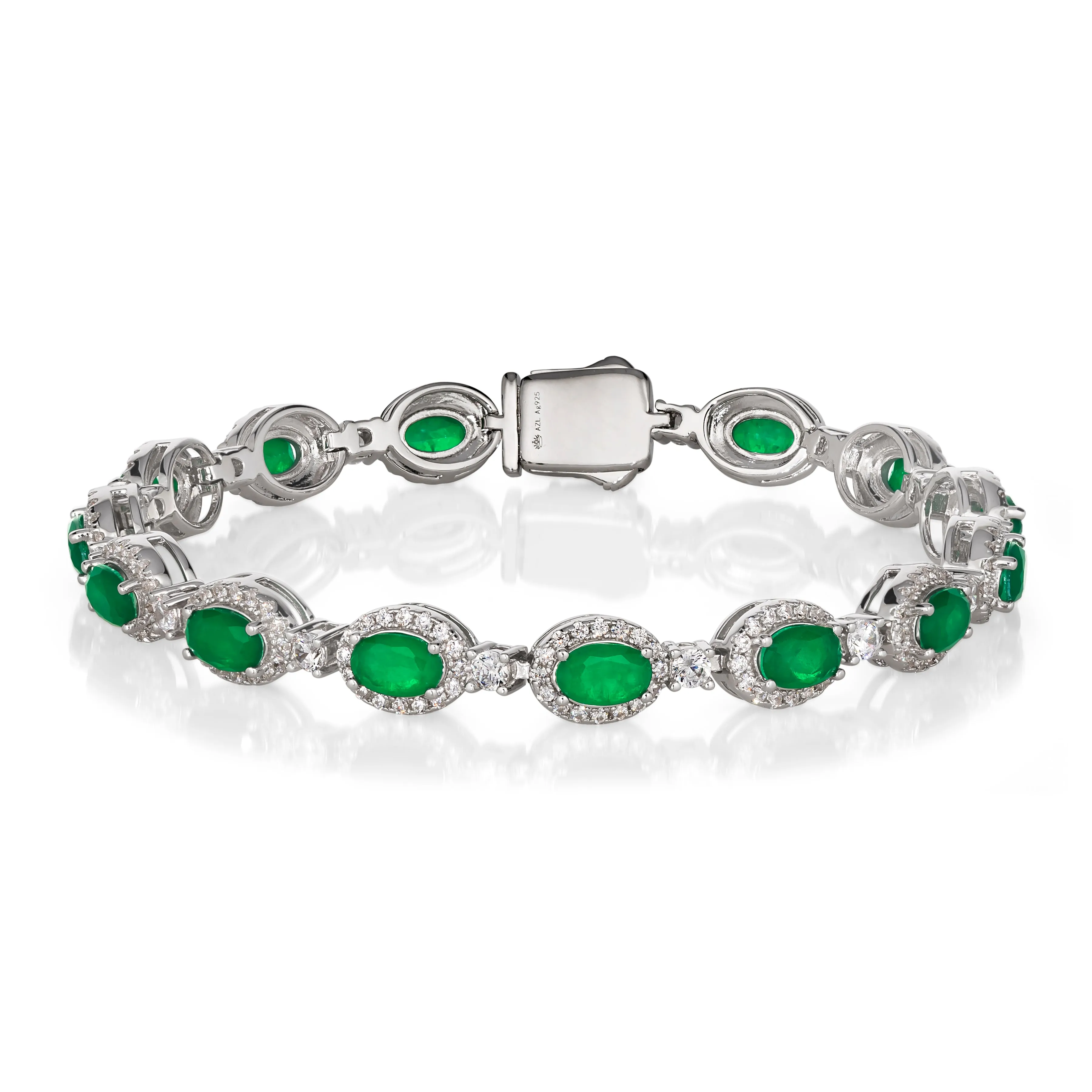 Oval Gem Art Deco Bracelet