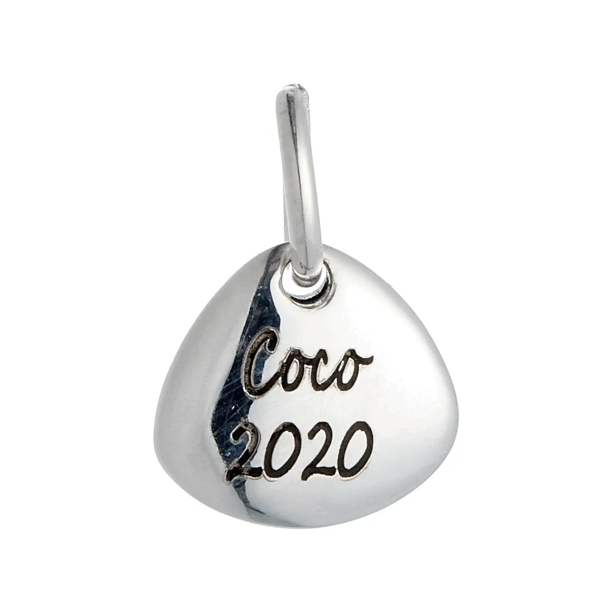 Pet Paw Personalised Silver Charm