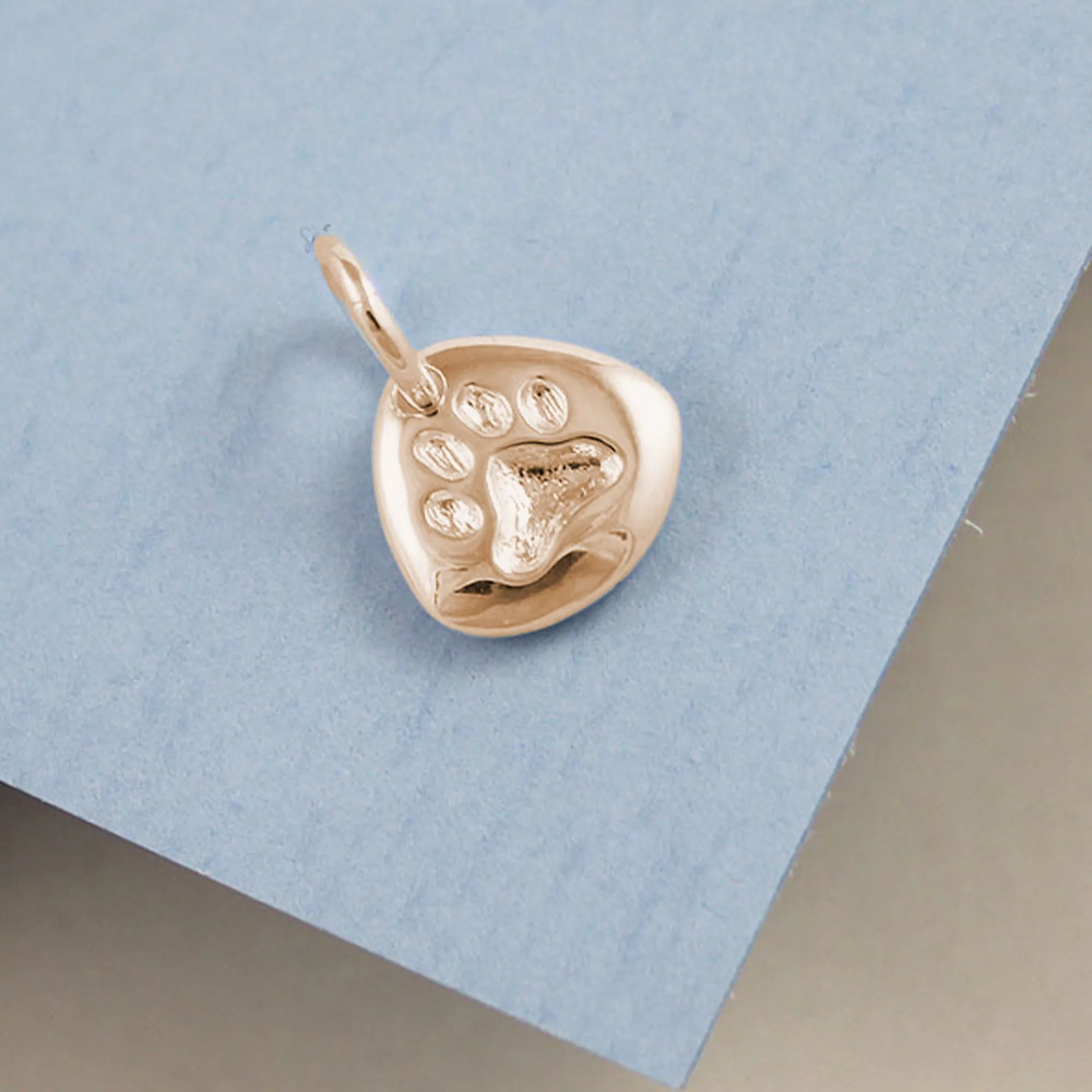 Pet Paw Personalised Silver Charm