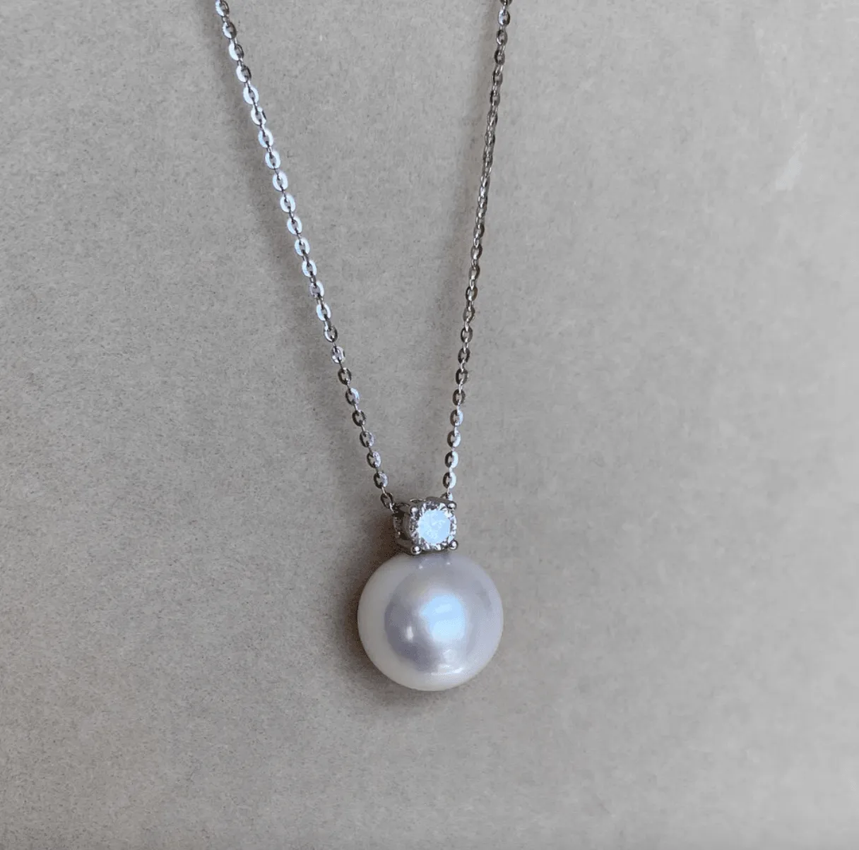 Princess Style Pearl Pendant Necklace