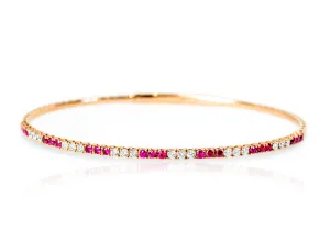 "Ranya" Ruby Bangle