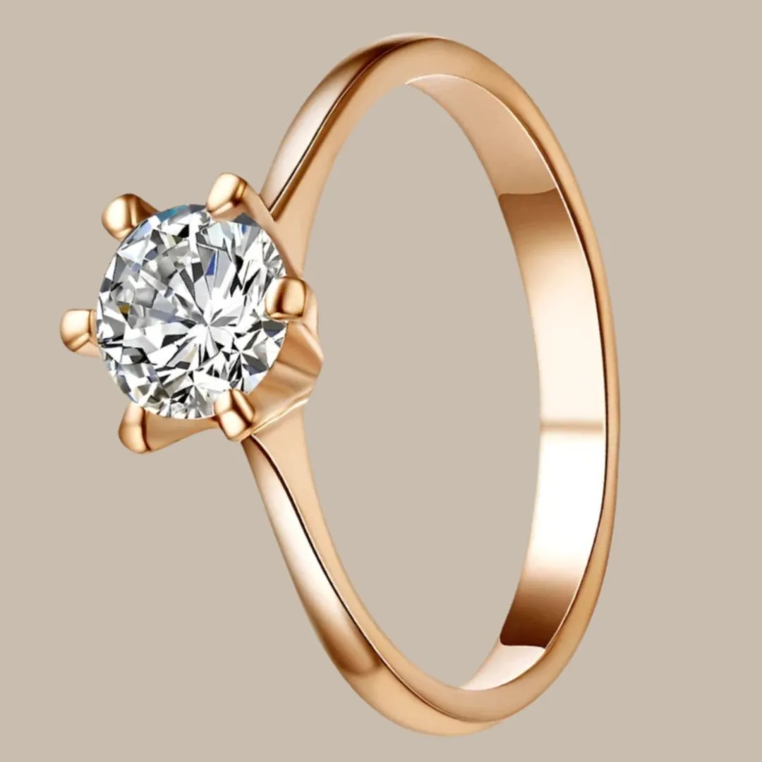 Rose Gold Engagement Ring