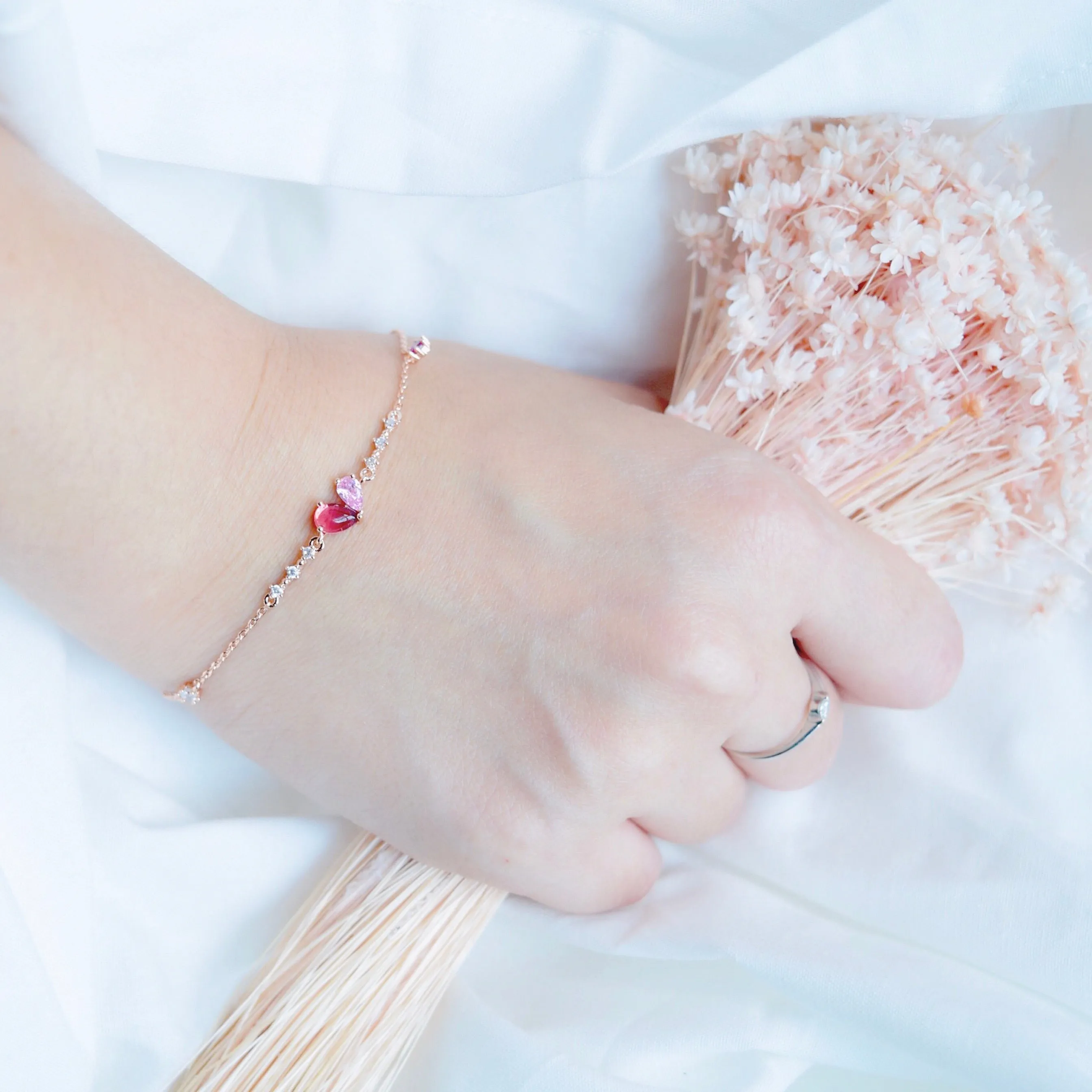 Ruby Hyacinth Bracelet