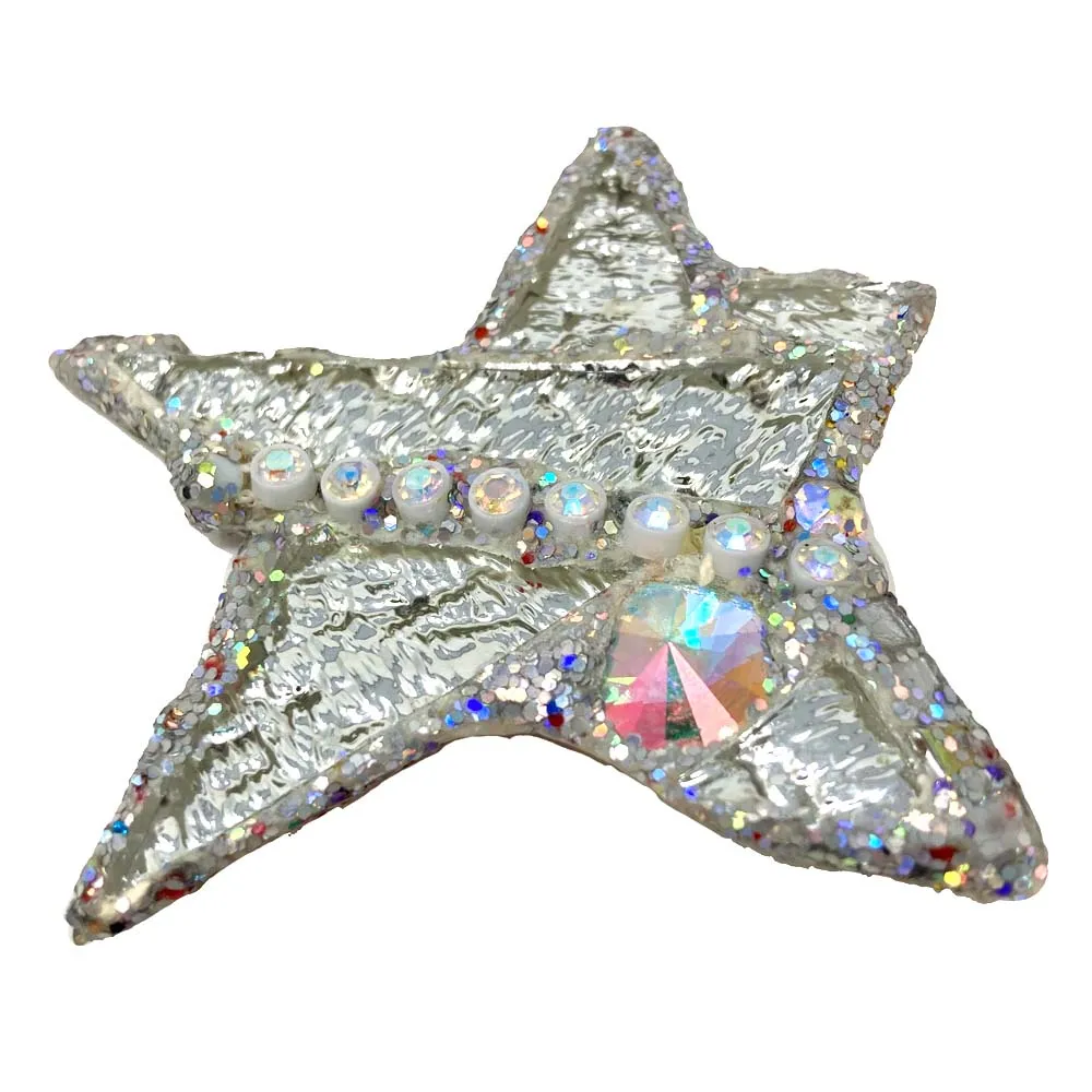 SILVER TEXTURED STAR