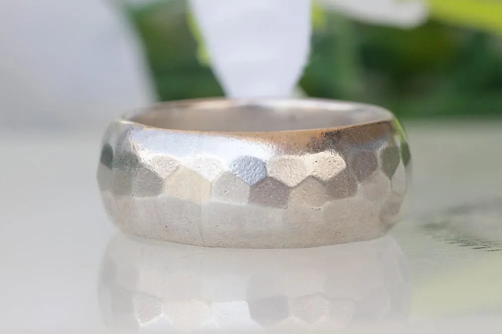 SILVER WEDDING RING