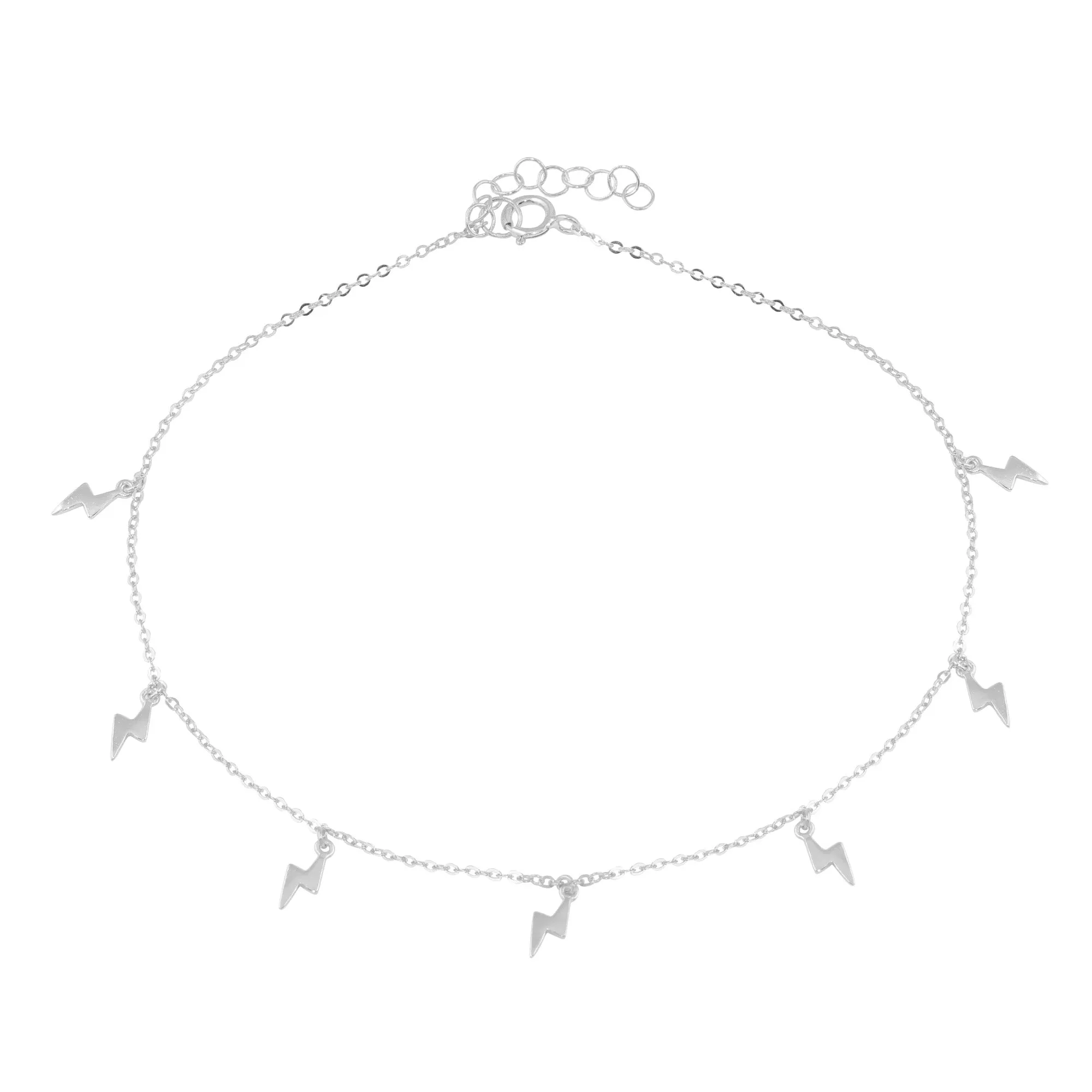 Simple Lightning bolt Anklet