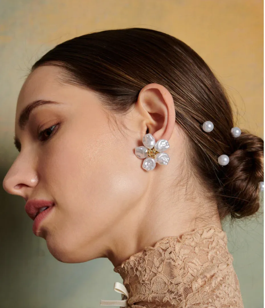 Sister Jane Victoria Flower Earrings