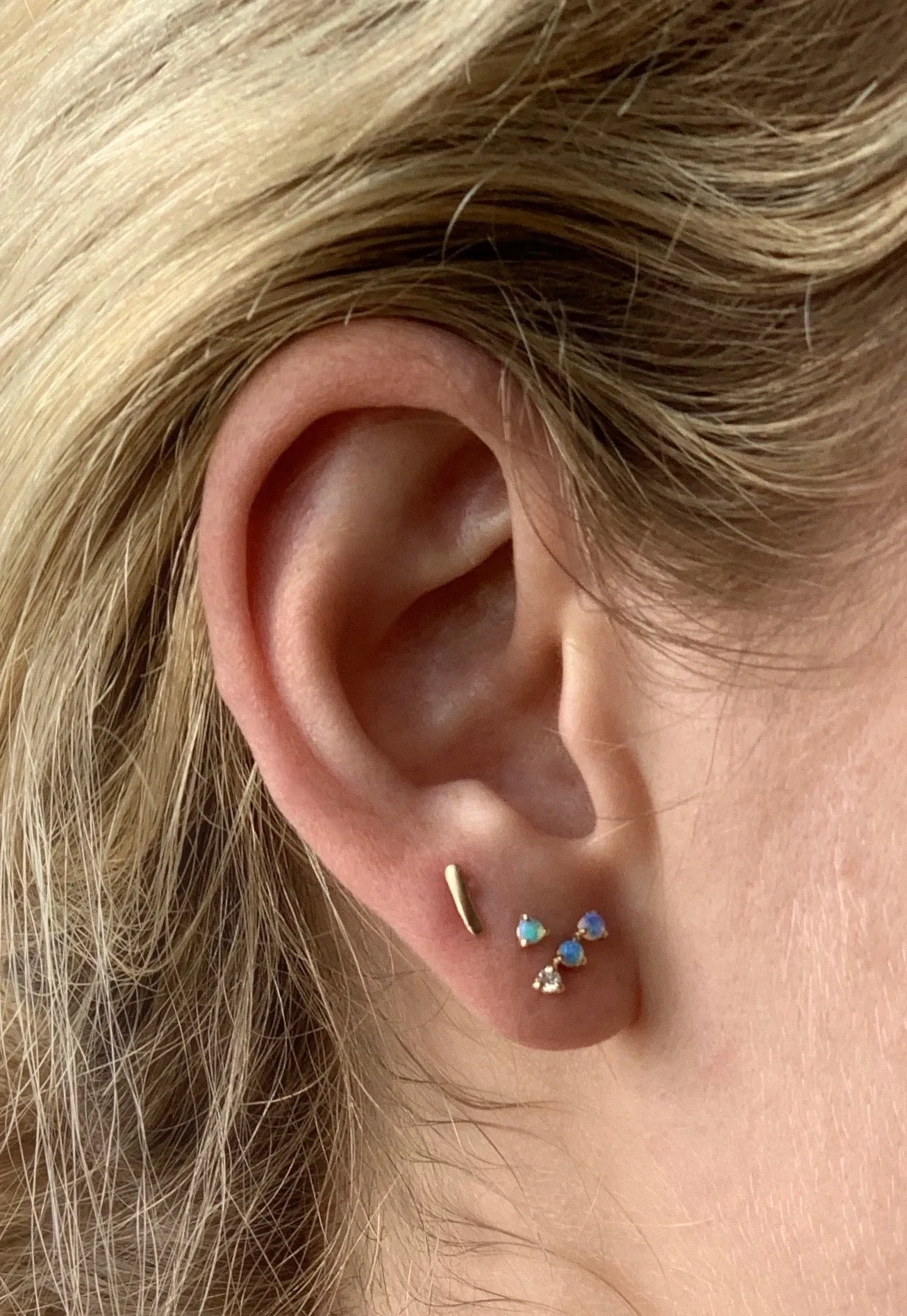 Small Opal Stud