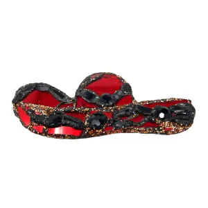 SOMBRERO BROOCH - VIVA RED