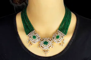 Stylish Emerald Beads Diamond Necklace
By Asp Fashion Jewellery