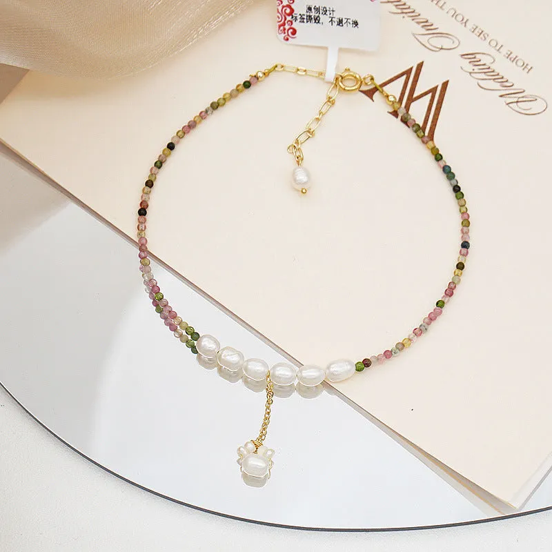 Super Fairy Freshwater Pearl Ankle Chain Ethnic Style Original