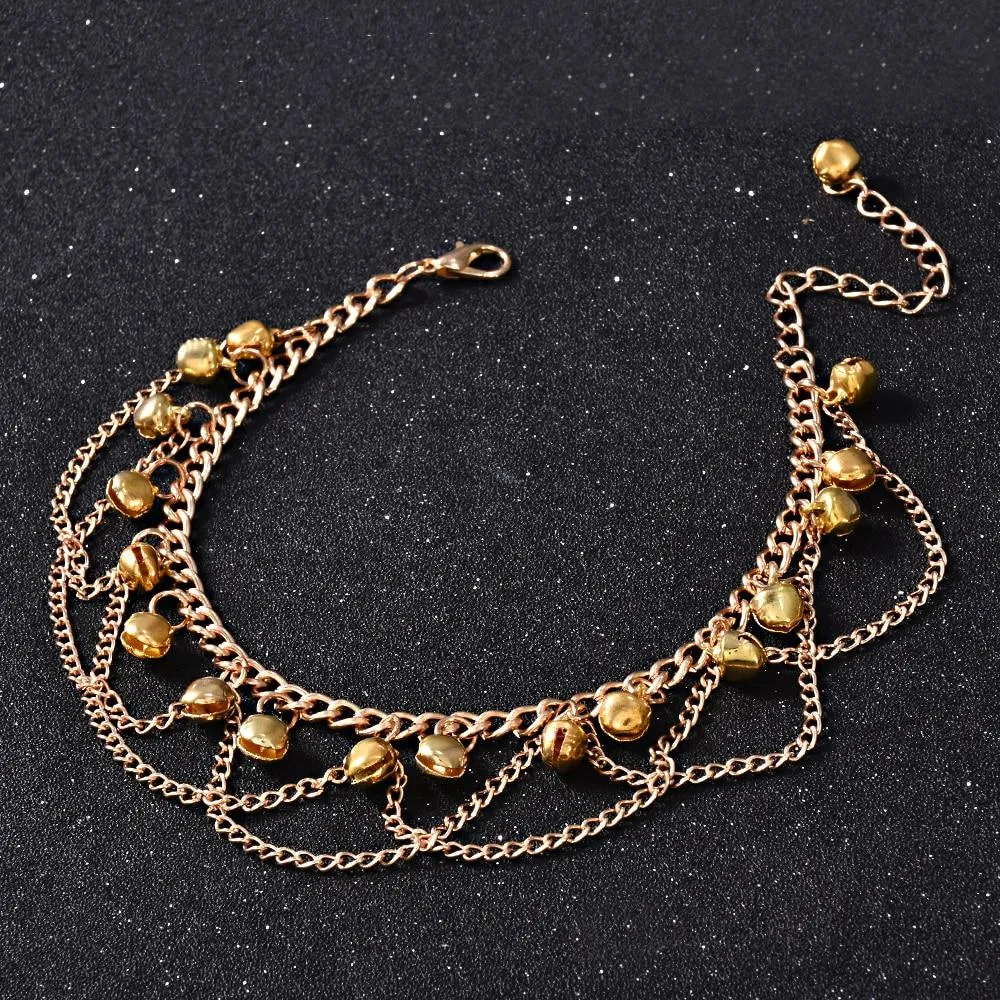 Tassel Chain Bells Anklet Chain Anklet Jewelry