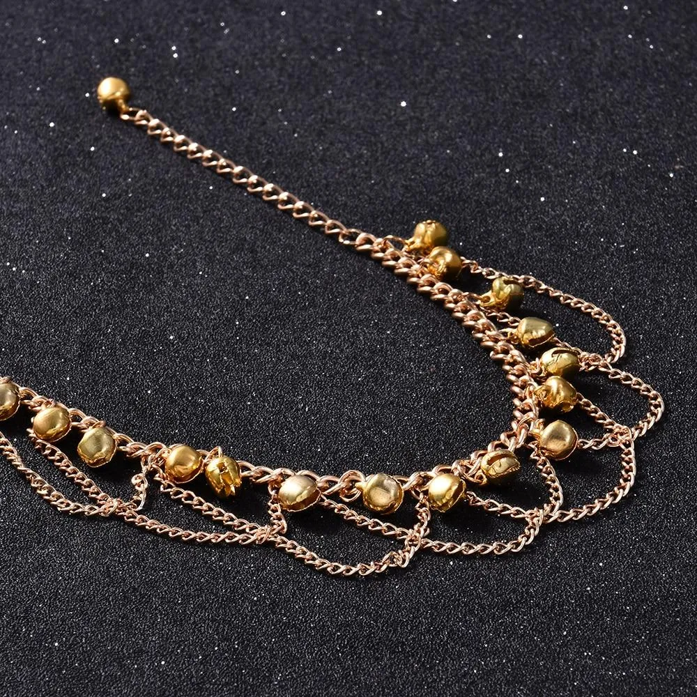 Tassel Chain Bells Anklet Chain Anklet Jewelry