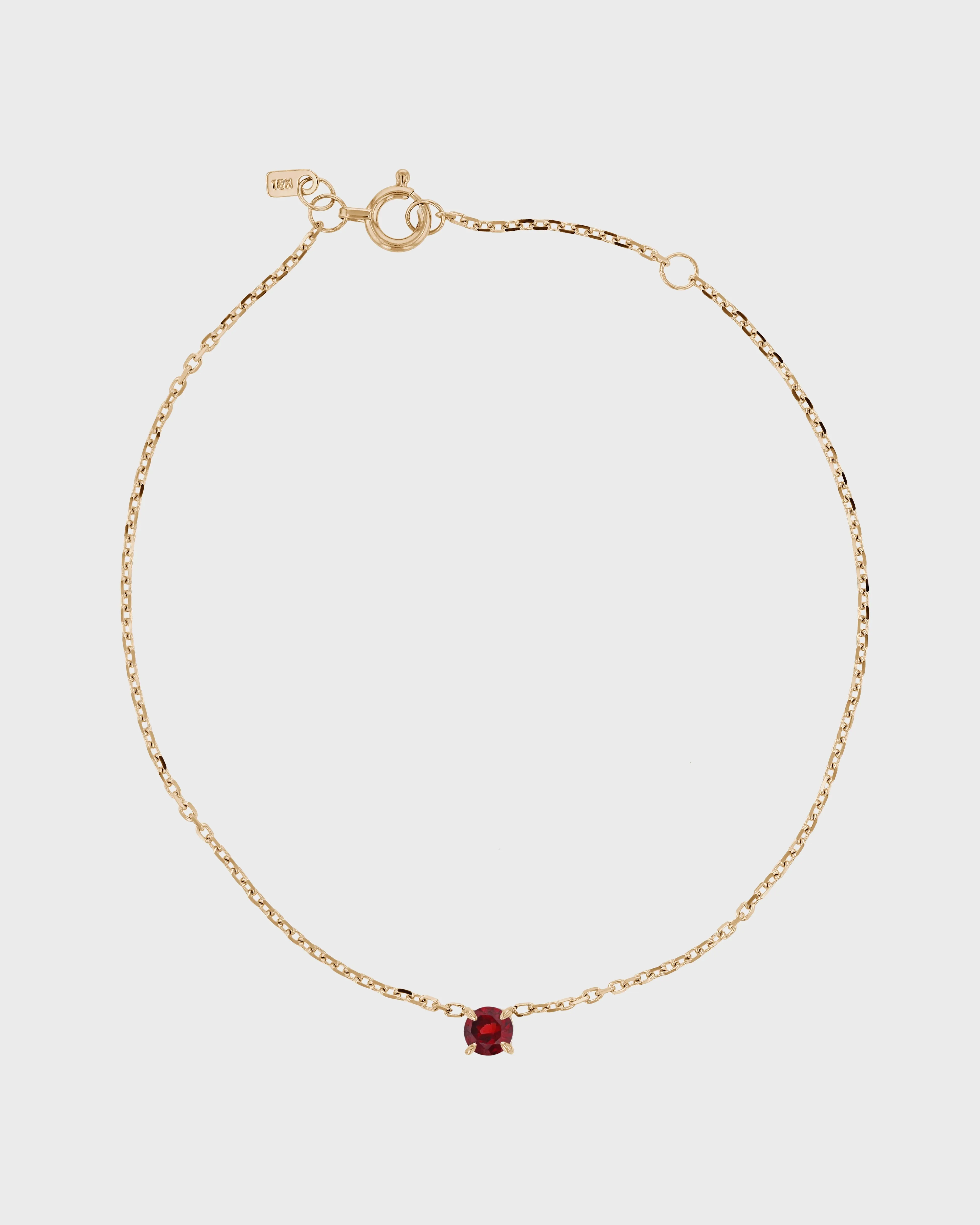 The Ruby Birthstone Bracelet