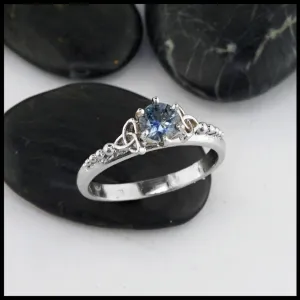 Trinity Knot Montana Sapphire Ring