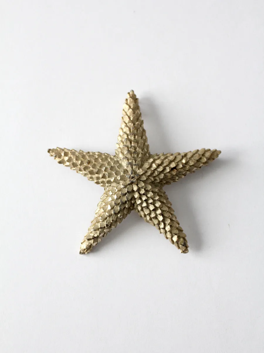 vintage 60s star brooch