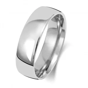 Wedding Band 18K Slight Court 6mm-1.8 Wedding  Ring WQ116WH