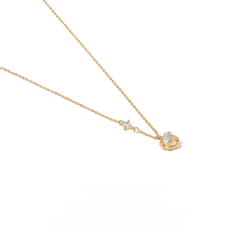 Zircon Heart Necklace